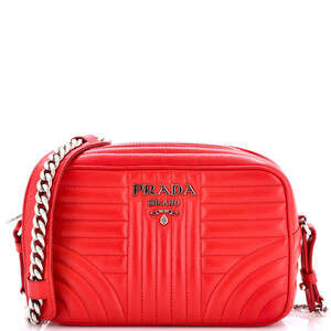 Prada Small Camera Bag Diagramme Quilted Leather